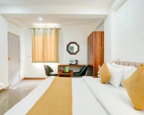 Spacious living area with elegant seating at Breeze Heights